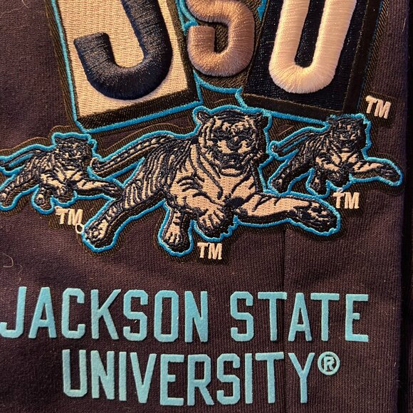 Jackson State Tigers Pro Standard Homecoming Fleece Sweatpants NWT Sz XL - Picture 3 of 7